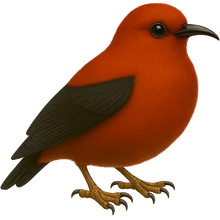 Load image into Gallery viewer, Field-Guide Apapane Bubble-free stickers