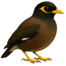 Load image into Gallery viewer, Field-Guide Myna Bubble-free sticker