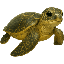 Load image into Gallery viewer, Honu Green Hawaiian Sea Turtle Bubble-free stickers