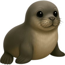 Load image into Gallery viewer, Monk Seal Bubble-free stickers