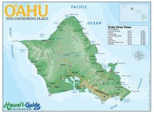 Load image into Gallery viewer, 2024 Oahu Travel Maps + Summary Guidesheet (Digital)
