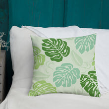 Load image into Gallery viewer, Monstera Pattern Premium Pillow