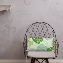 Load image into Gallery viewer, Monstera Pattern Premium Pillow
