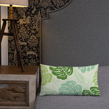 Load image into Gallery viewer, Monstera Pattern Premium Pillow