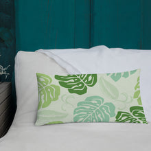 Load image into Gallery viewer, Monstera Pattern Premium Pillow