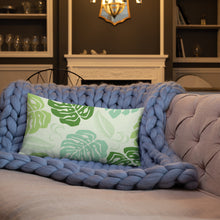 Load image into Gallery viewer, Monstera Pattern Premium Pillow