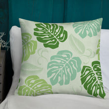 Load image into Gallery viewer, Monstera Pattern Premium Pillow