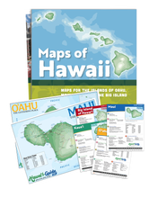 Load image into Gallery viewer, 2026 Hawaii Travel Maps + Guidesheets Bundle