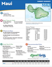 Load image into Gallery viewer, 2026 Maui Travel Maps + Summary Guidesheet (Digital)
