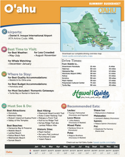 Load image into Gallery viewer, 2026 Oahu Travel Maps + Summary Guidesheet (Digital)