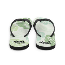 Load image into Gallery viewer, HawaiiGuide Monstera Branded Flip-Flops