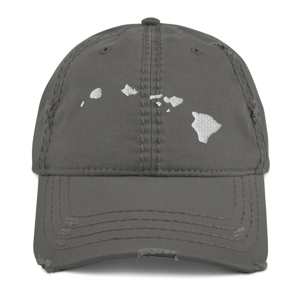 Hawaii Distressed Dad Hat