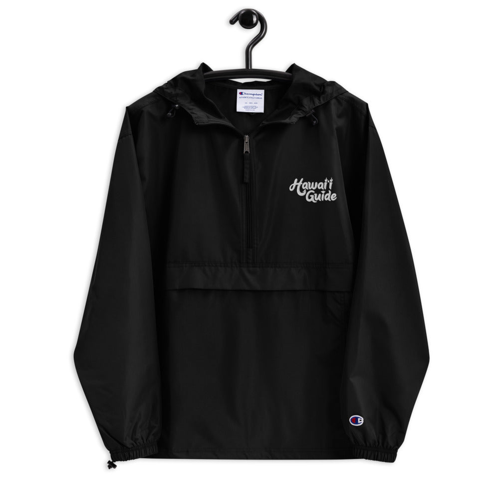 HawaiiGuide Embroidered Champion Packable Jacket