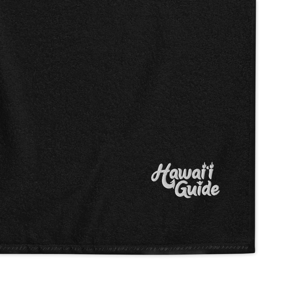 HawaiiGuide Dark Turkish cotton towel
