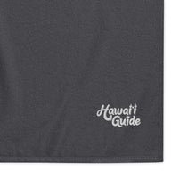 Load image into Gallery viewer, HawaiiGuide Dark Turkish cotton towel
